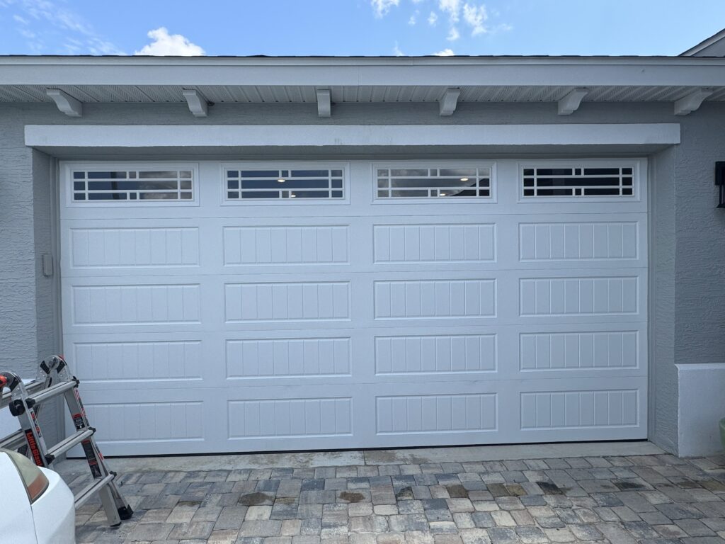 New residential garage door replacement completed by Revive Garage Doors in Florida